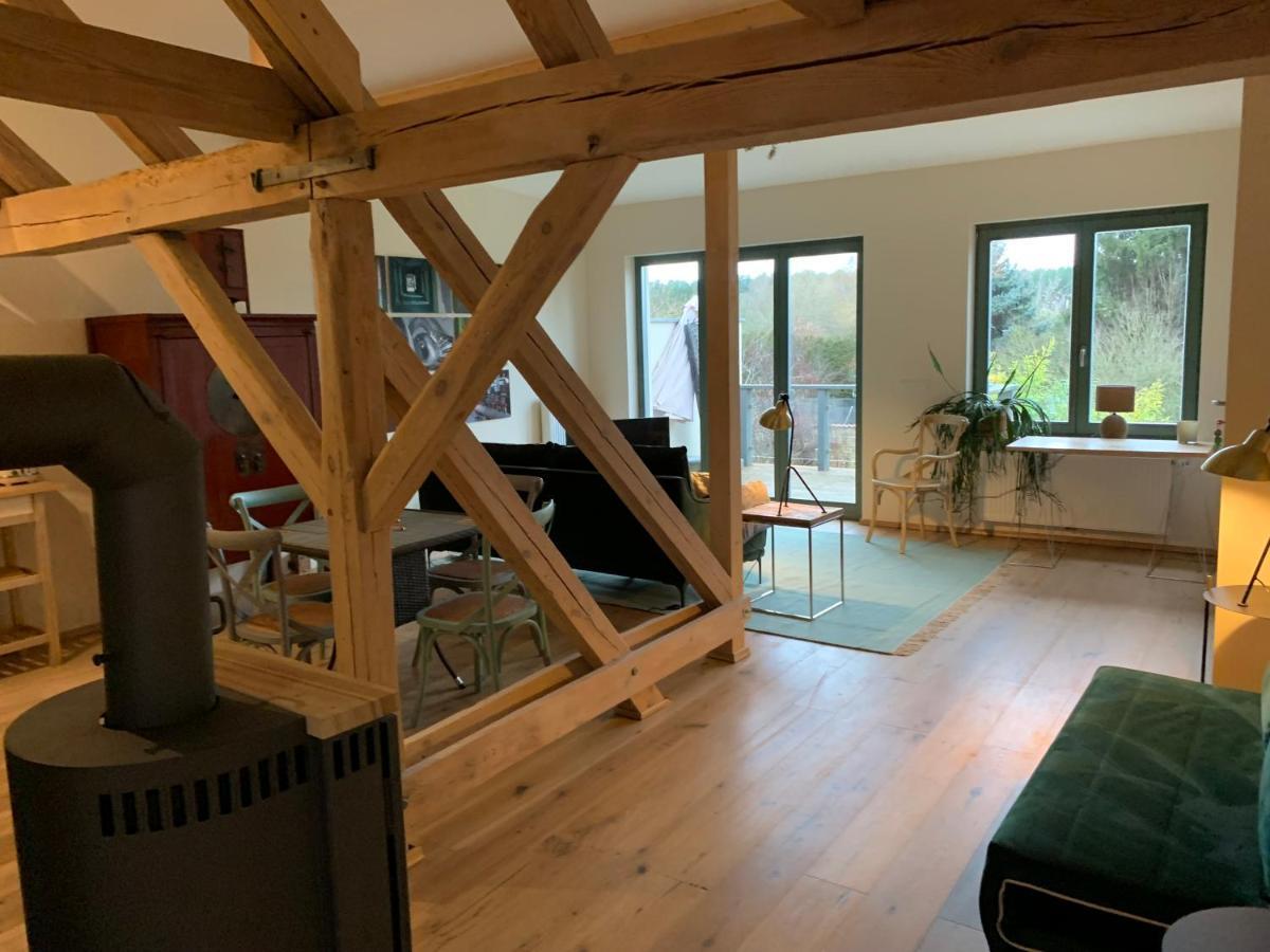 Kranichhof - Studio, Loft & Atelier Цосен Екстериор снимка